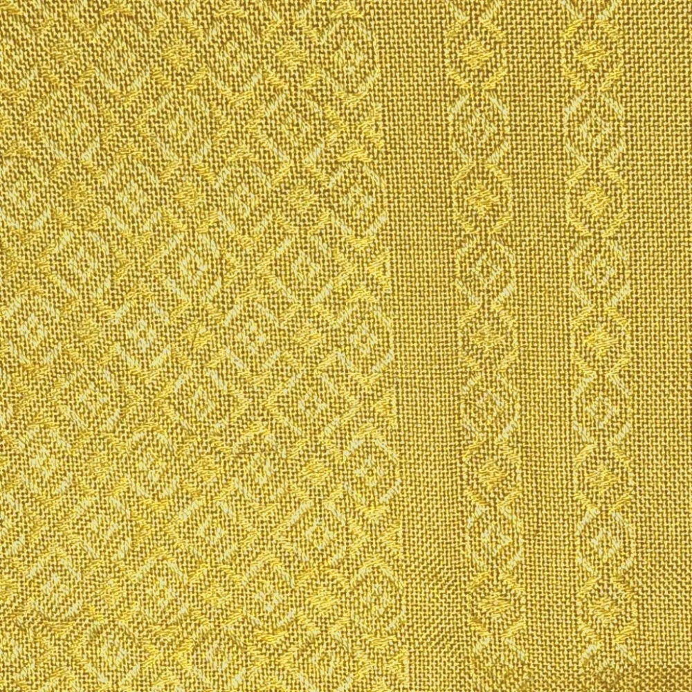Luxury Table Linen Golden tablecloth 78x60 hand sewn - Picture 7 of 14